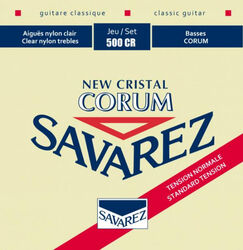 Nylonsnaren voor klassieke gitaar Savarez New Cristal Corum Normal Tension 500CR - Snarenset
