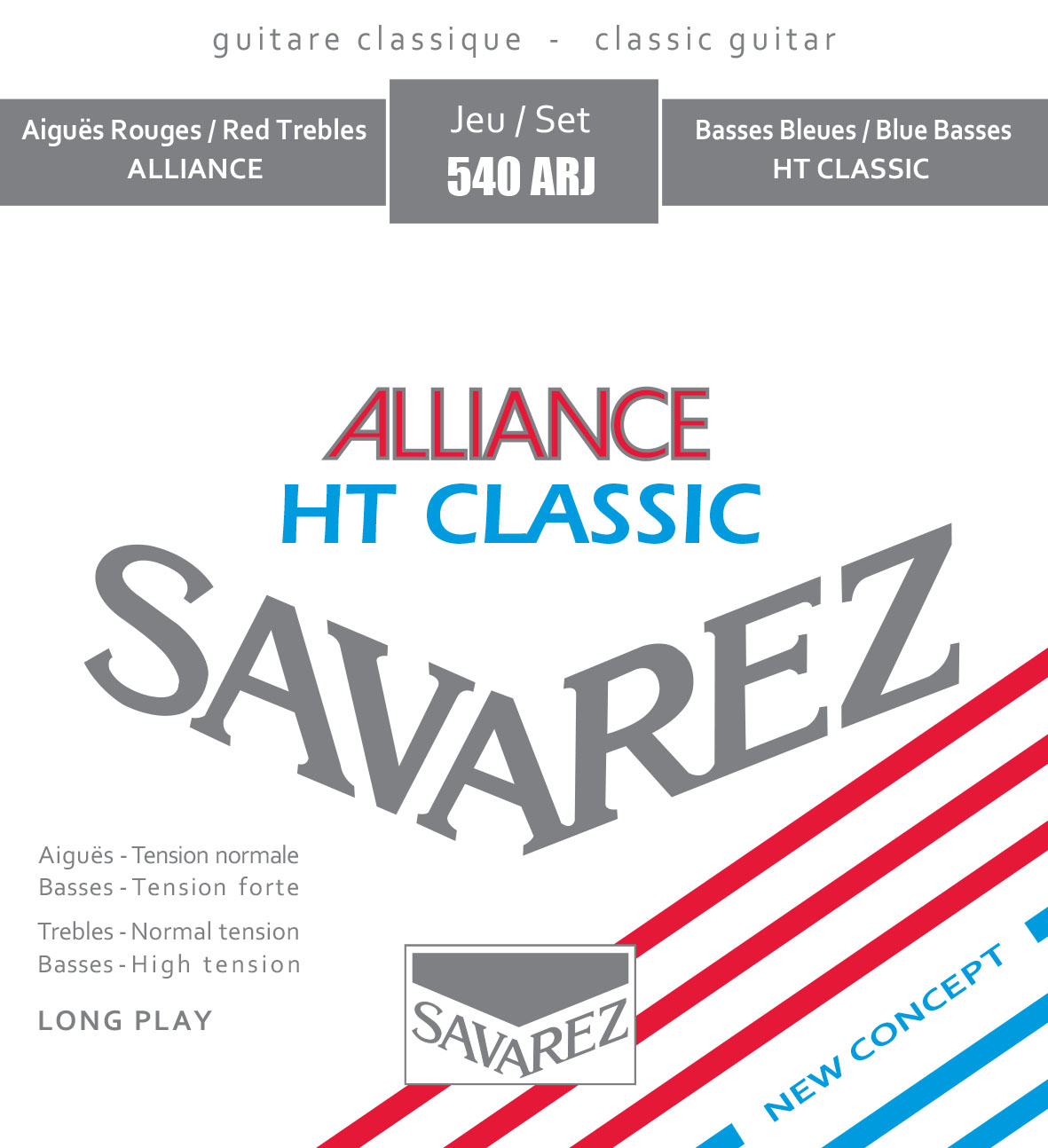 Savarez 540arj Alliance Ht Classic Tirant Mixte - Nylonsnaren voor klassieke gitaar - Variation 1