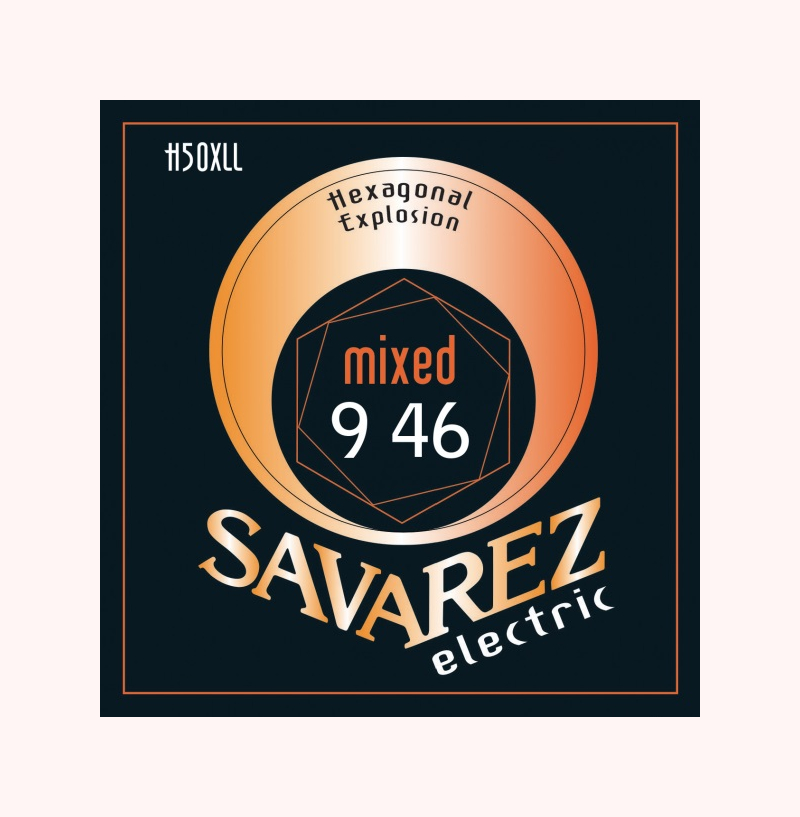 Savarez Jeu De 6 Cordes H50xl Hexagonal Explosion 09-46 - Elektrische gitaarsnaren - Variation 1