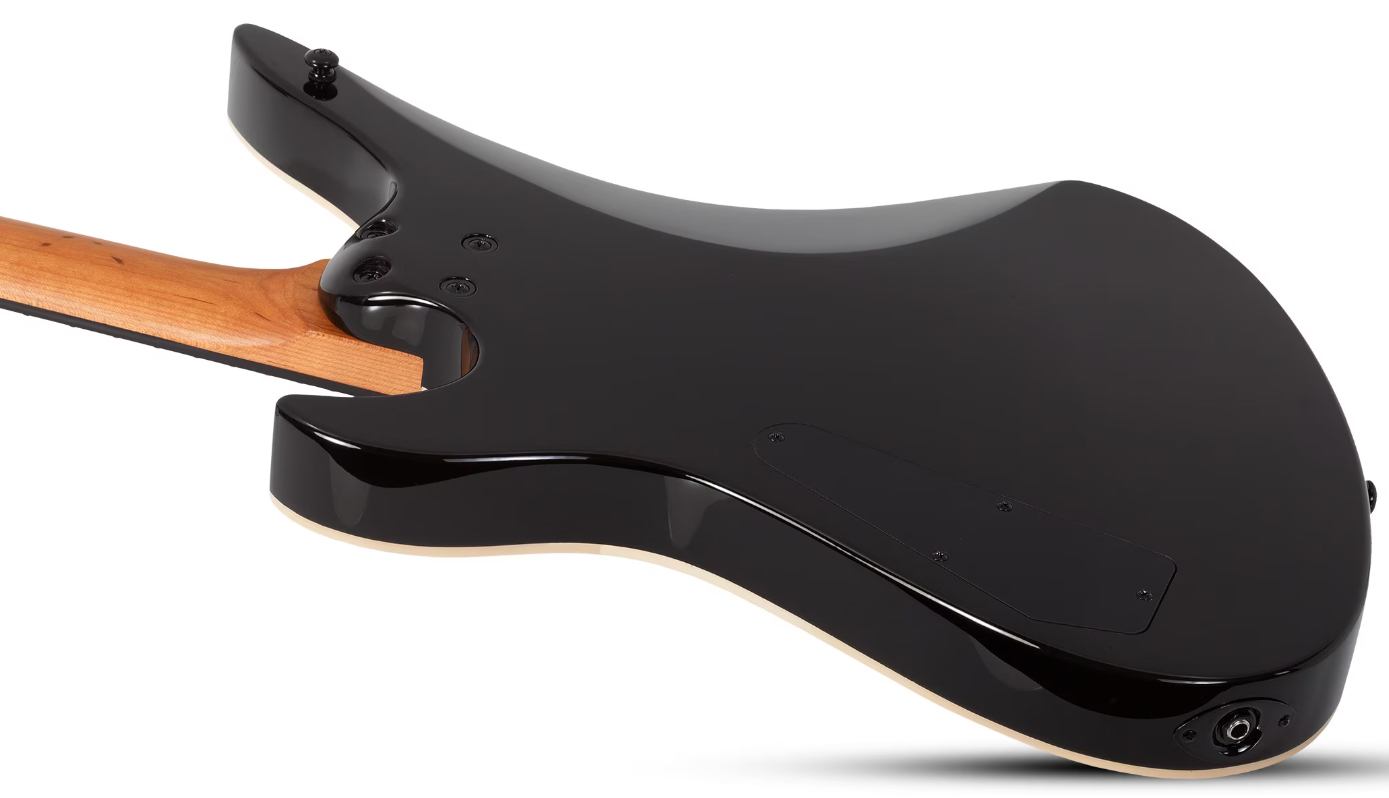 Schecter Avenger Standard 2h Ht Rw - Charcoal Satin - Metalen elektrische gitaar - Variation 3