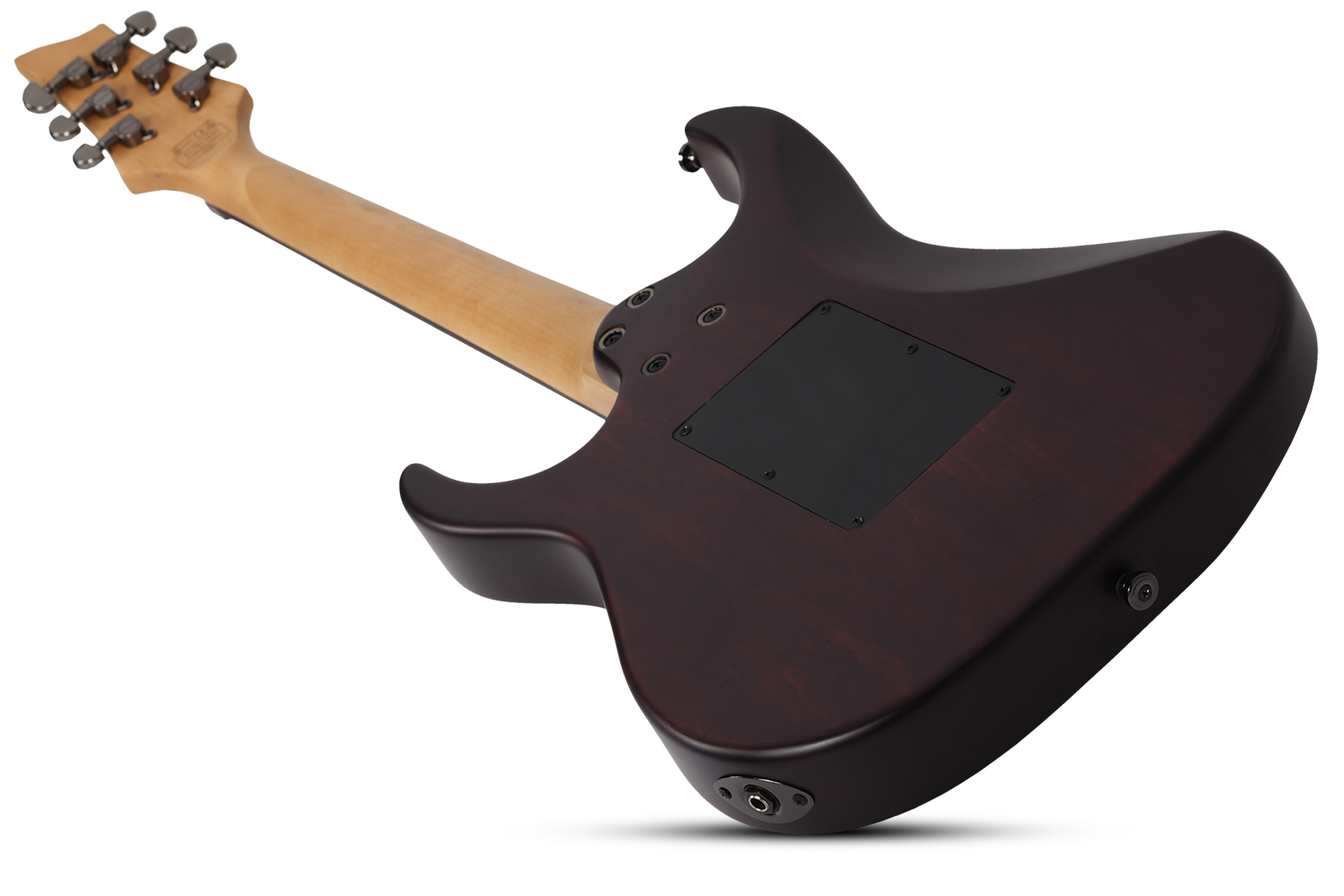 Schecter Banshee 6 Fr Sgr Hss Rw - Walnut Satin - Elektrische gitaar in Str-vorm - Variation 2