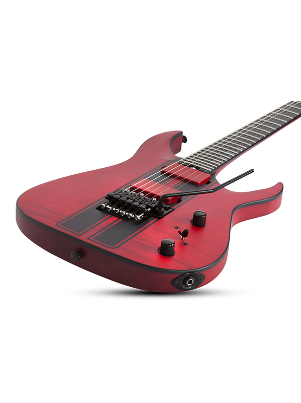 Schecter Banshee Gt Fr Emg 2h Eb - Trans Red - Elektrische gitaar in Str-vorm - Variation 1