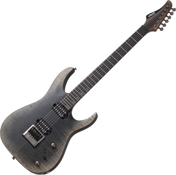 Solid body elektrische gitaar Schecter Banshee Mach-6 Evertune - Fallout Burst