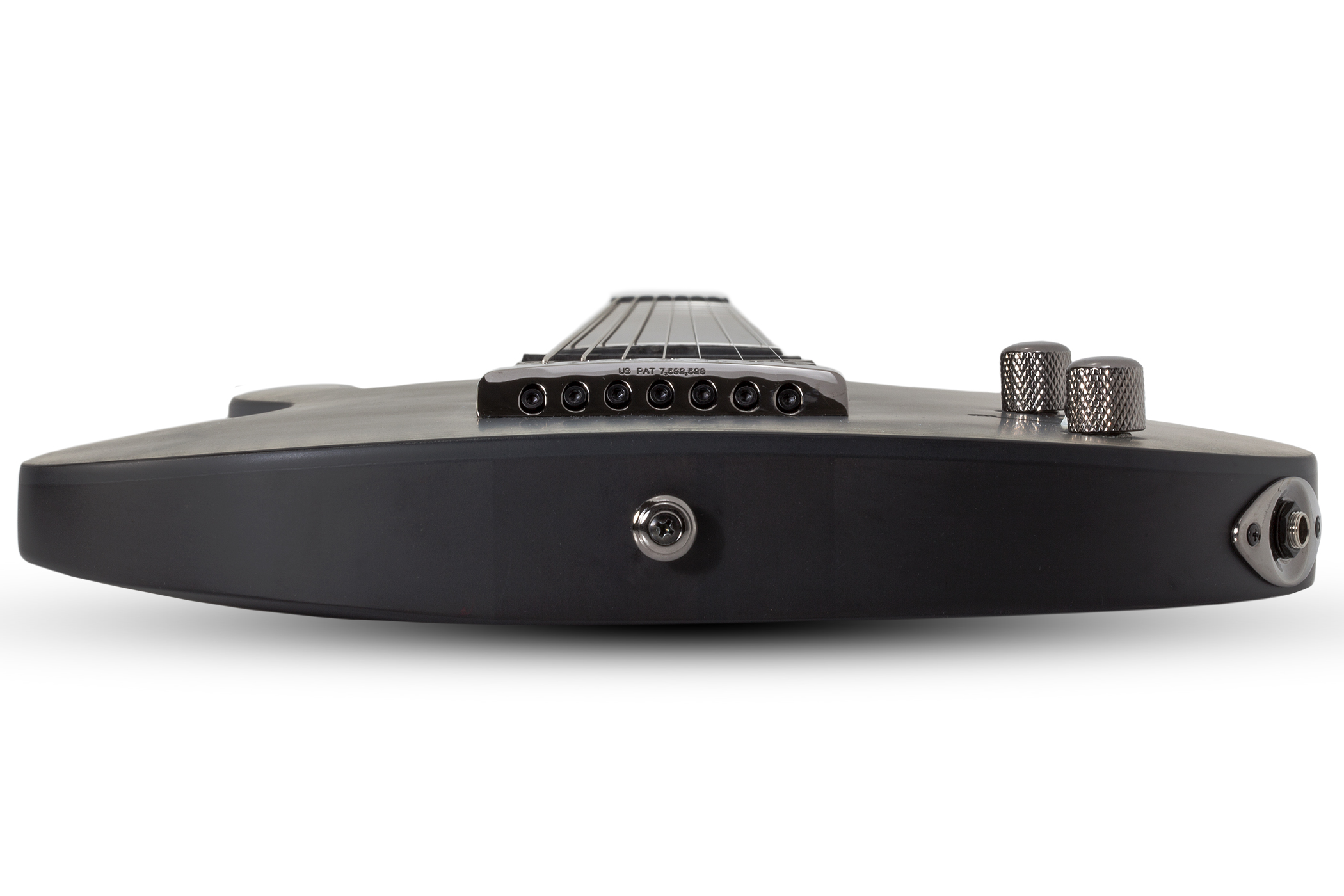 Schecter Banshee Mach-7 Evertune 7c 2h Lundgren Ht Eb - Fallout Burst - 7-snarige elektrische gitaar - Variation 3