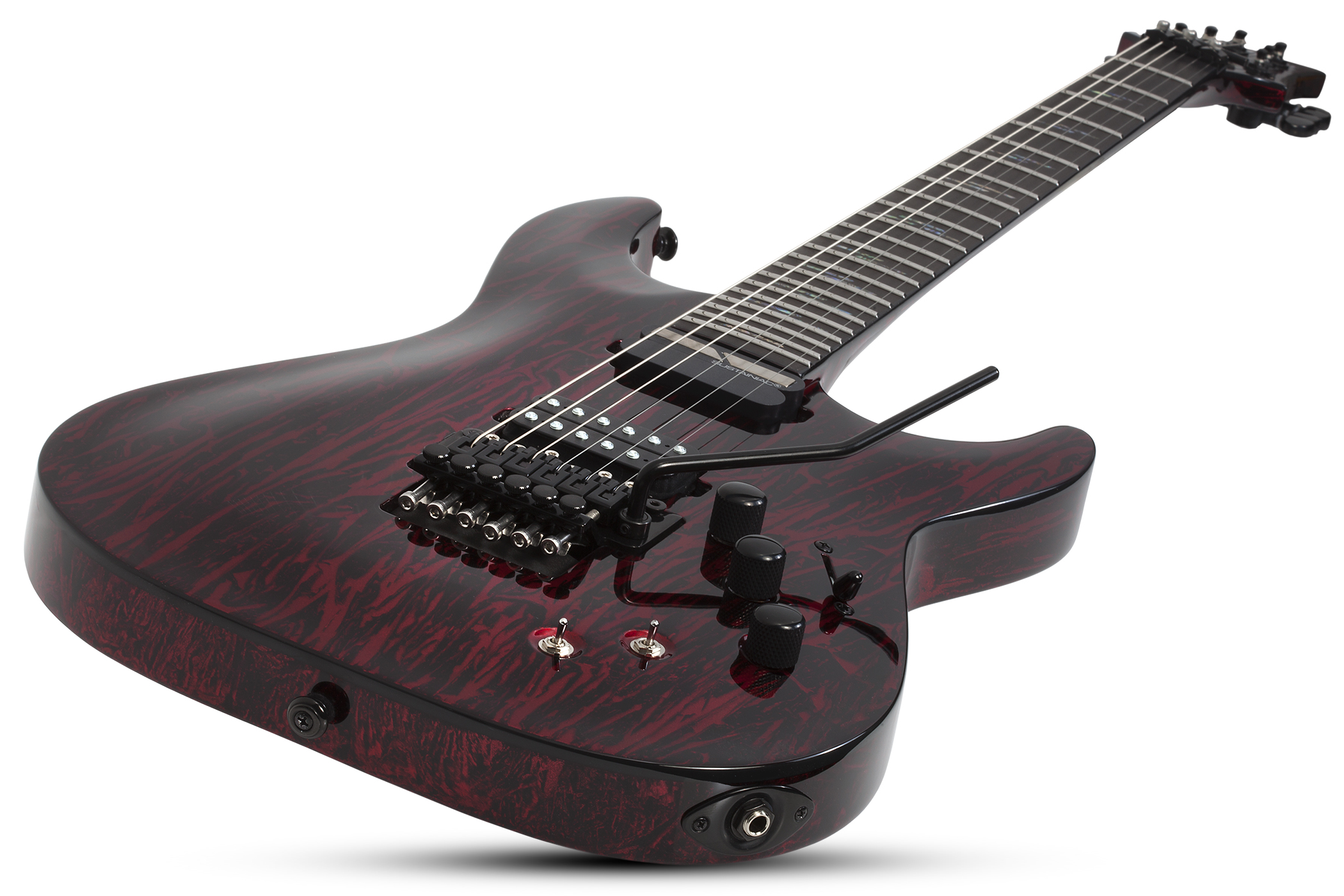 Schecter C-1 Fr  S Silver Mountain 2h Sustainiac Ht Eb - Blood Moon - Elektrische gitaar in Str-vorm - Variation 1