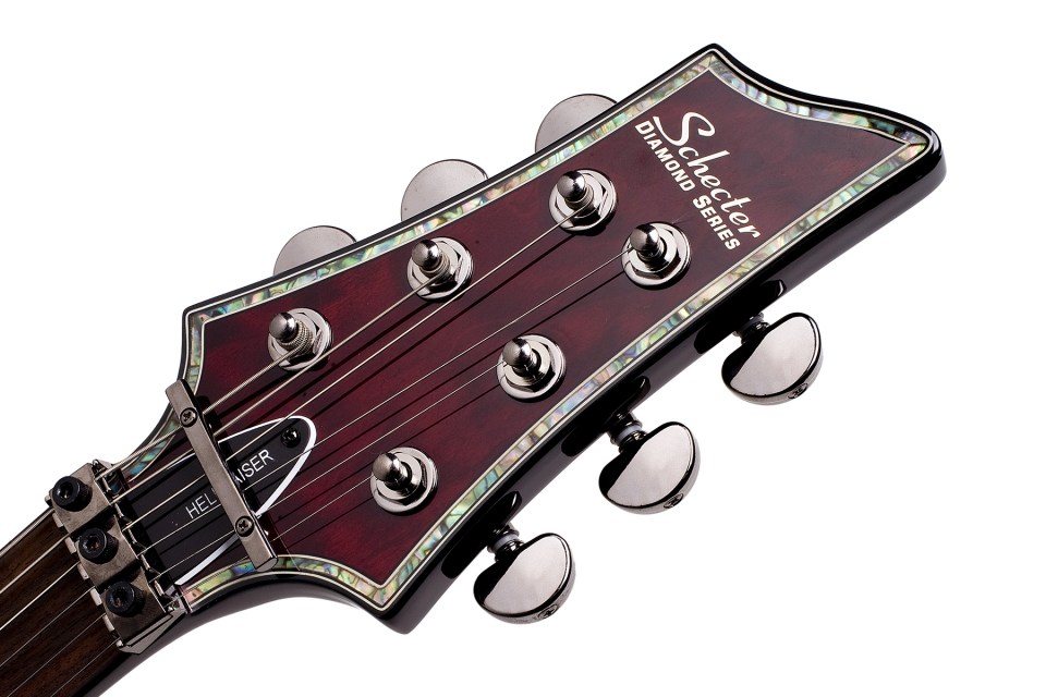 Schecter C-1 Hellraiser 2h Emg Ht Rw - Black Cherry - Elektrische gitaar in Str-vorm - Variation 4