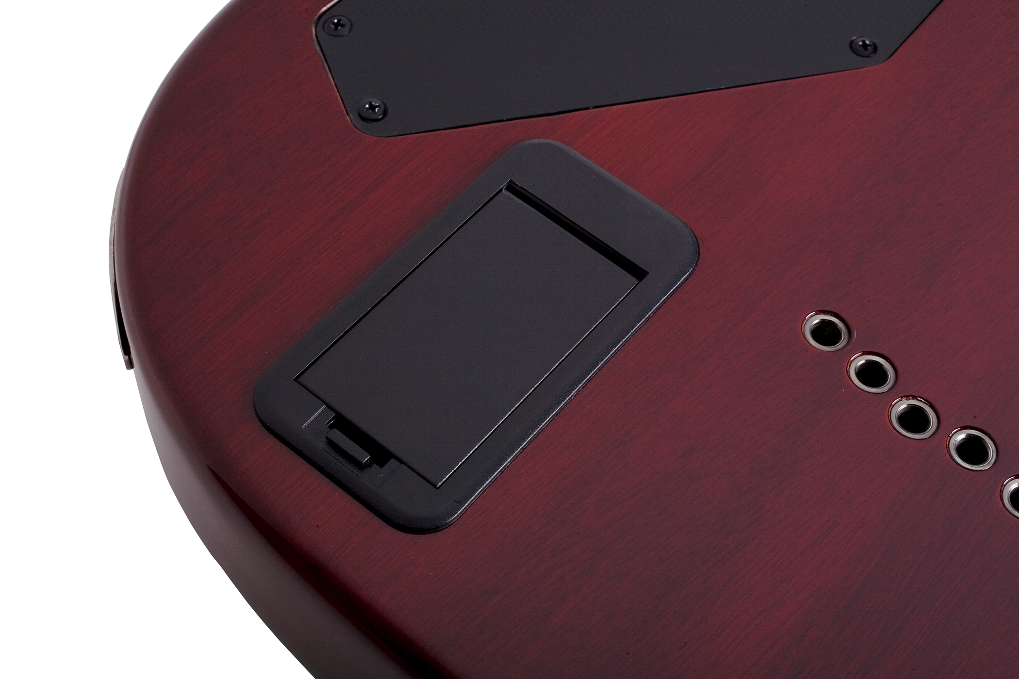 Schecter C-1 Hellraiser Lh Gaucher 2h Emg Ht Rw - Black Cherry - Linkshandige elektrische gitaar - Variation 4