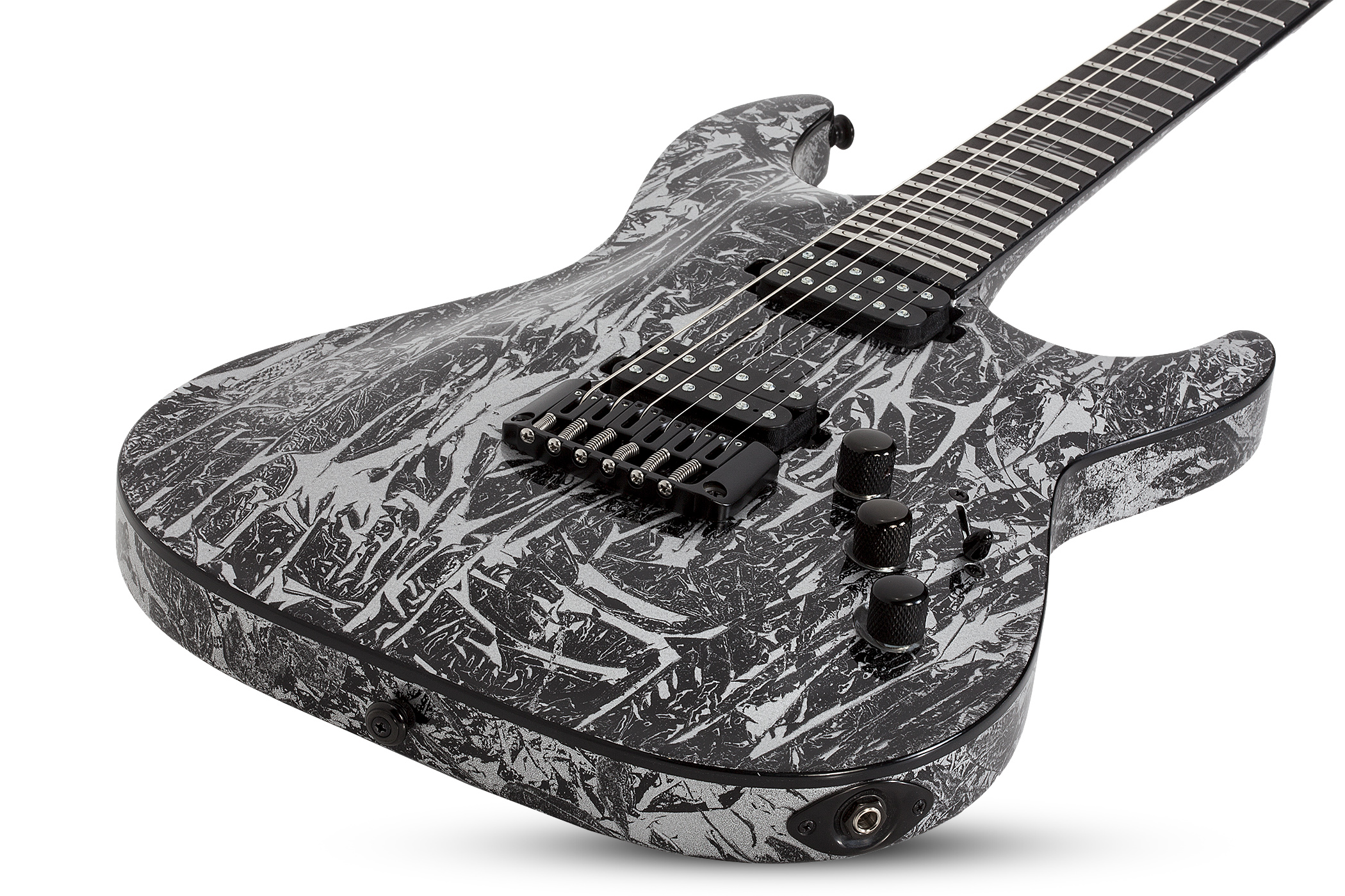 Schecter C-1 2h Ht Eb - Silver Mountain - Elektrische gitaar in Str-vorm - Variation 1