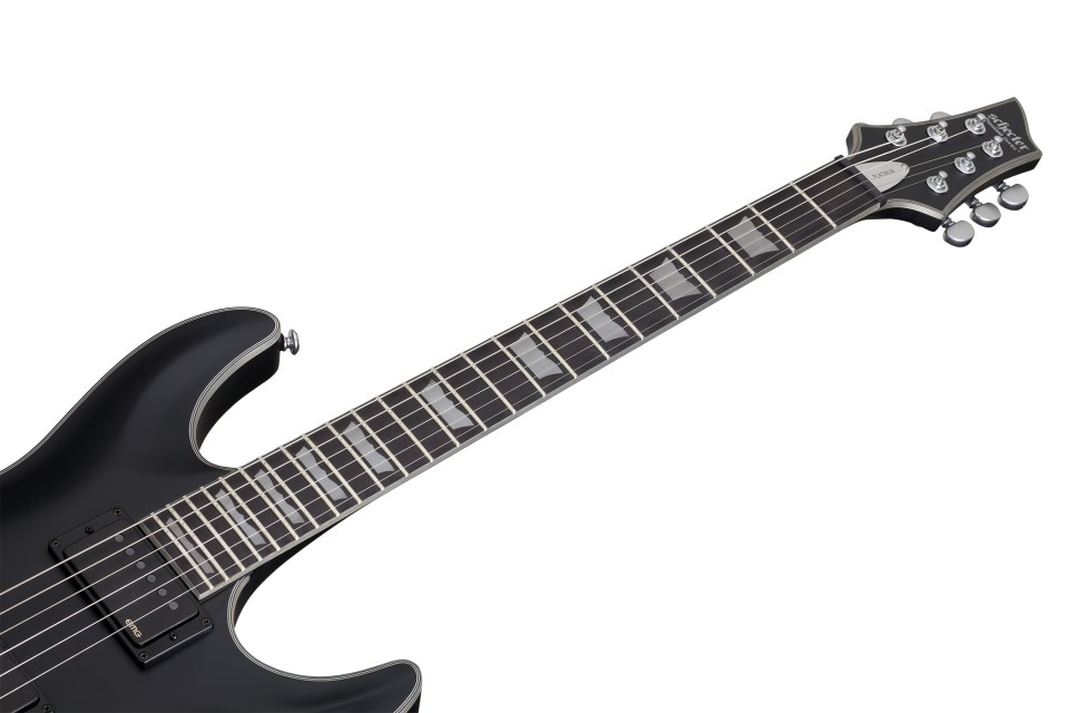 Schecter C-1 Platinum 2h Emg Ht Eb - Satin Black - Elektrische gitaar in Str-vorm - Variation 4