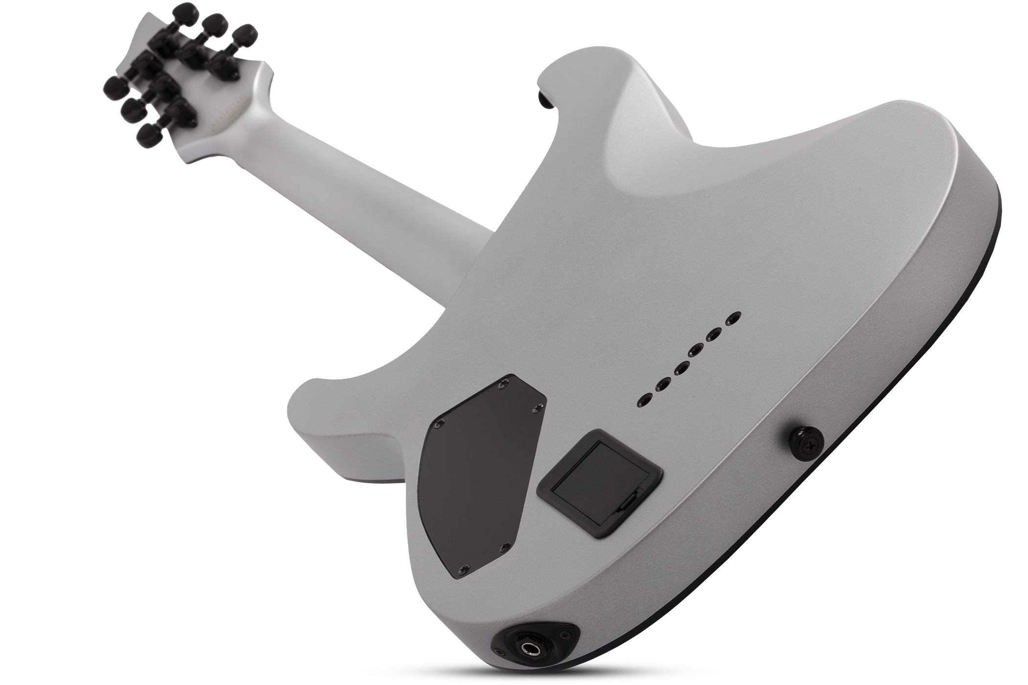 Schecter C-1 Platinum Hh Emg Ht Eb - Satin Silver - Elektrische gitaar in Str-vorm - Variation 2