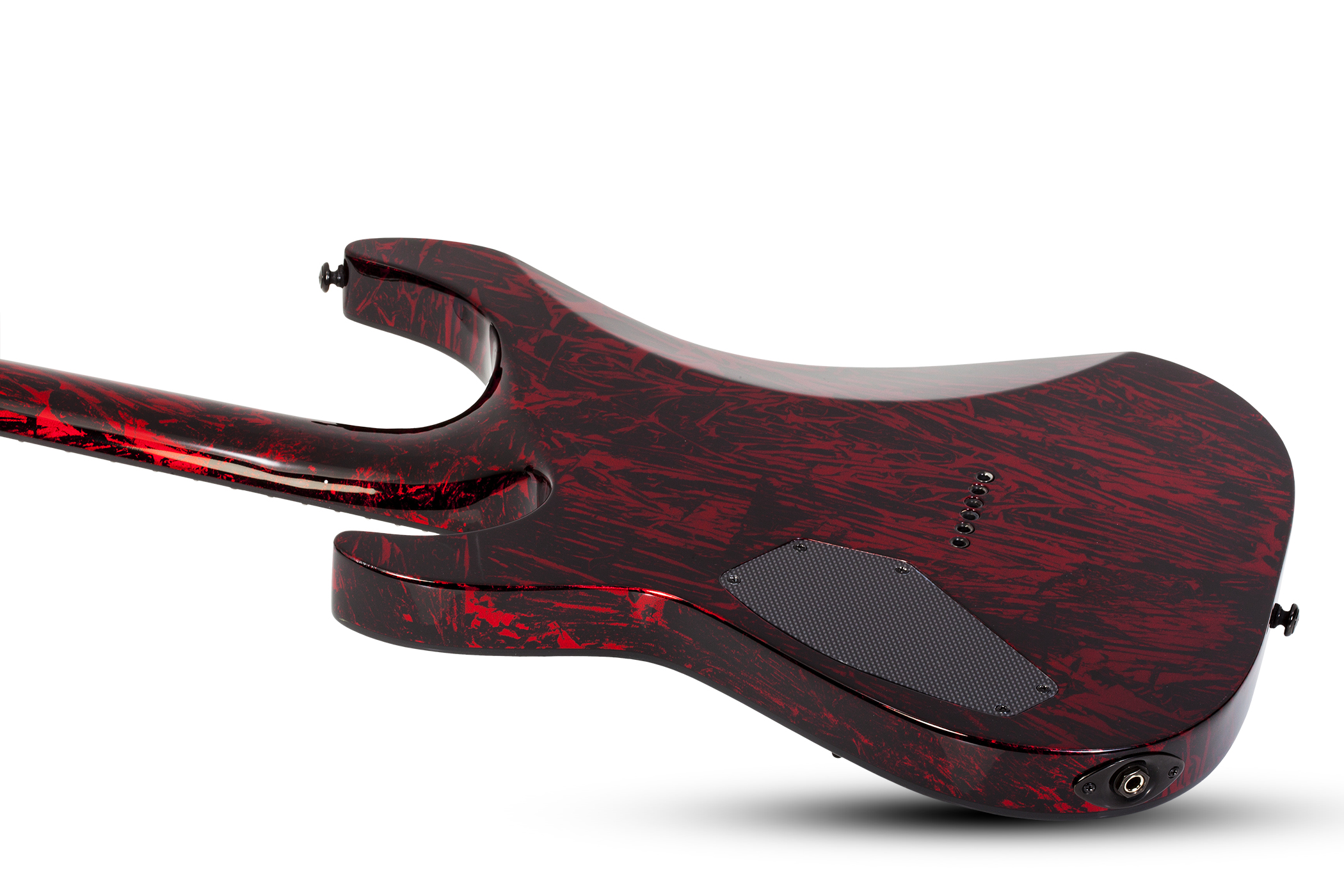 Schecter C-1 Silver Mountain 2h Ht Eb - Blood Moon - Elektrische gitaar in Str-vorm - Variation 2