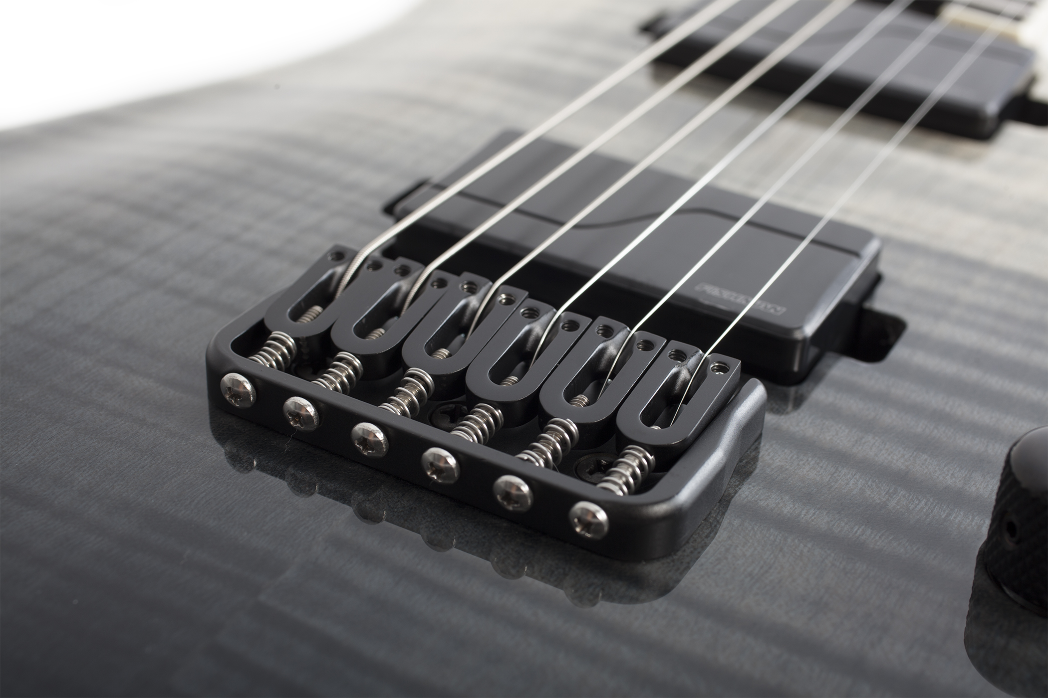 Schecter Sls Elite C-1 2h Fishman Fluence Modern Ht Eb - Black Fade Burst - Elektrische gitaar in Str-vorm - Variation 2