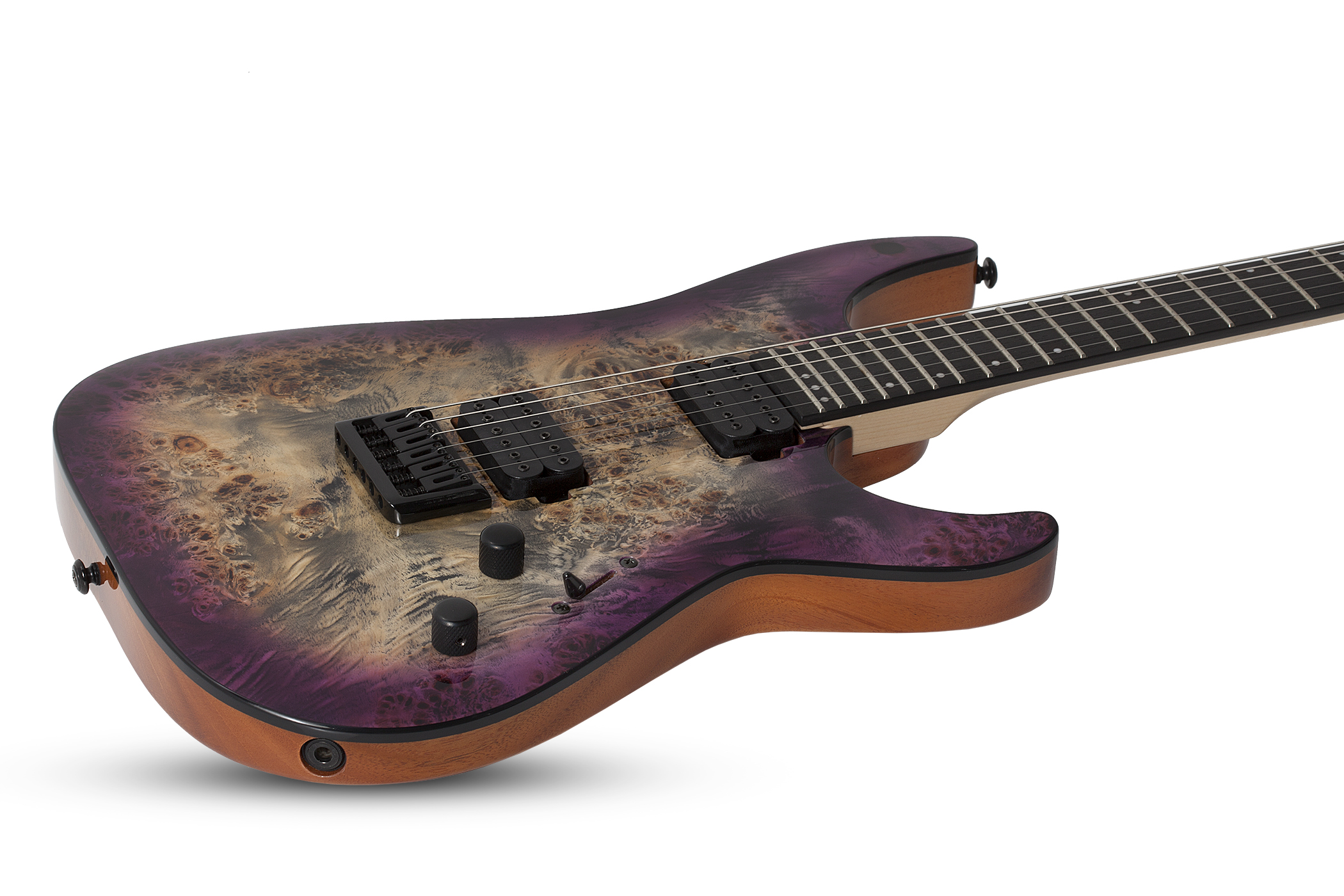 Schecter C-6 Pro 2h Ht Wen - Aurora Burst - Guitarra eléctrica de doble corte. - Variation 1