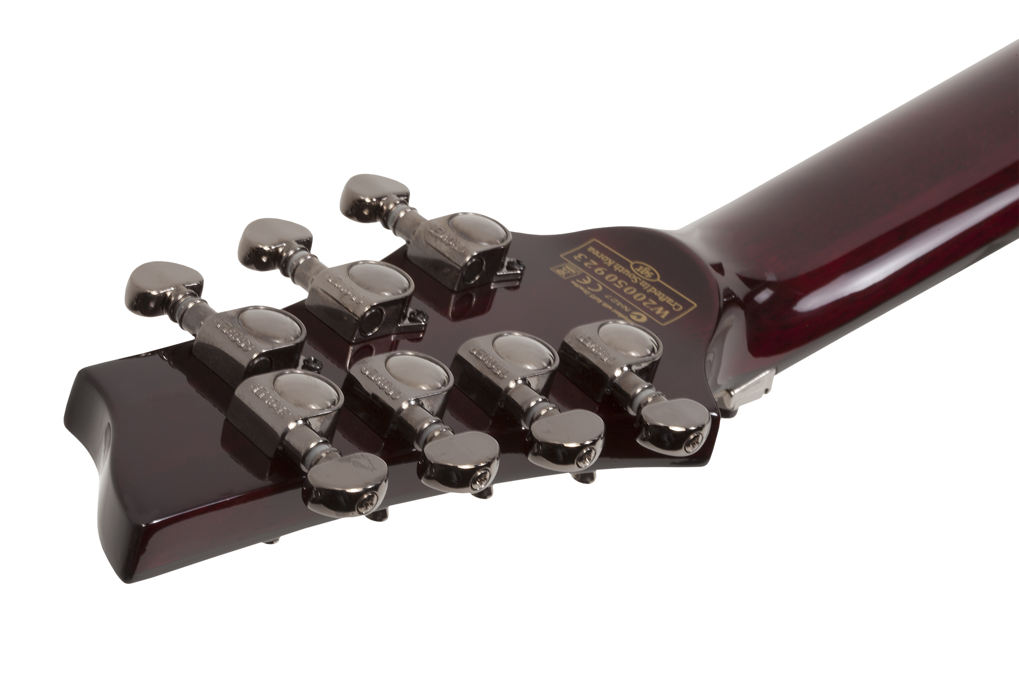 Schecter C-7 Fr S Hellraiser 7c 2h Emg Sustainiac Rw - Black Cherry - 7-snarige elektrische gitaar - Variation 4