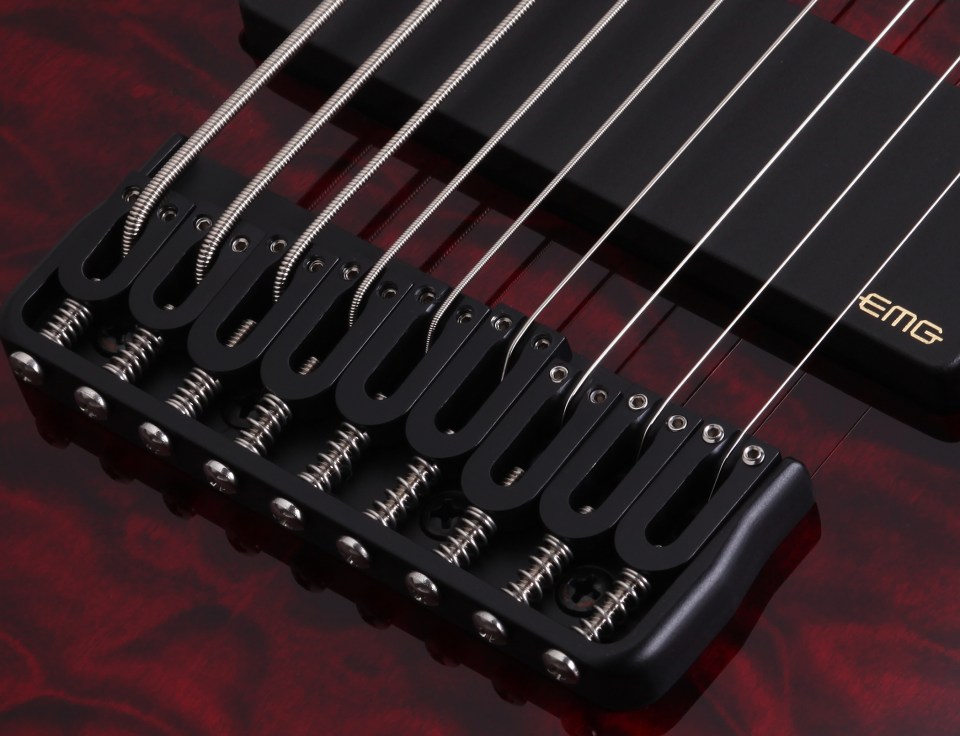 Schecter C-9 Hellraiser 9c 2h Emg Ht - Black Cherry - 8 en 9 snarige elektrische gitaar - Variation 4