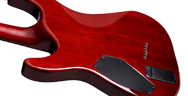 Schecter C-1 Fr S Hellraiser 2h Emg Sustainiac Rw - Black Cherry - Elektrische gitaar in Str-vorm - Variation 3