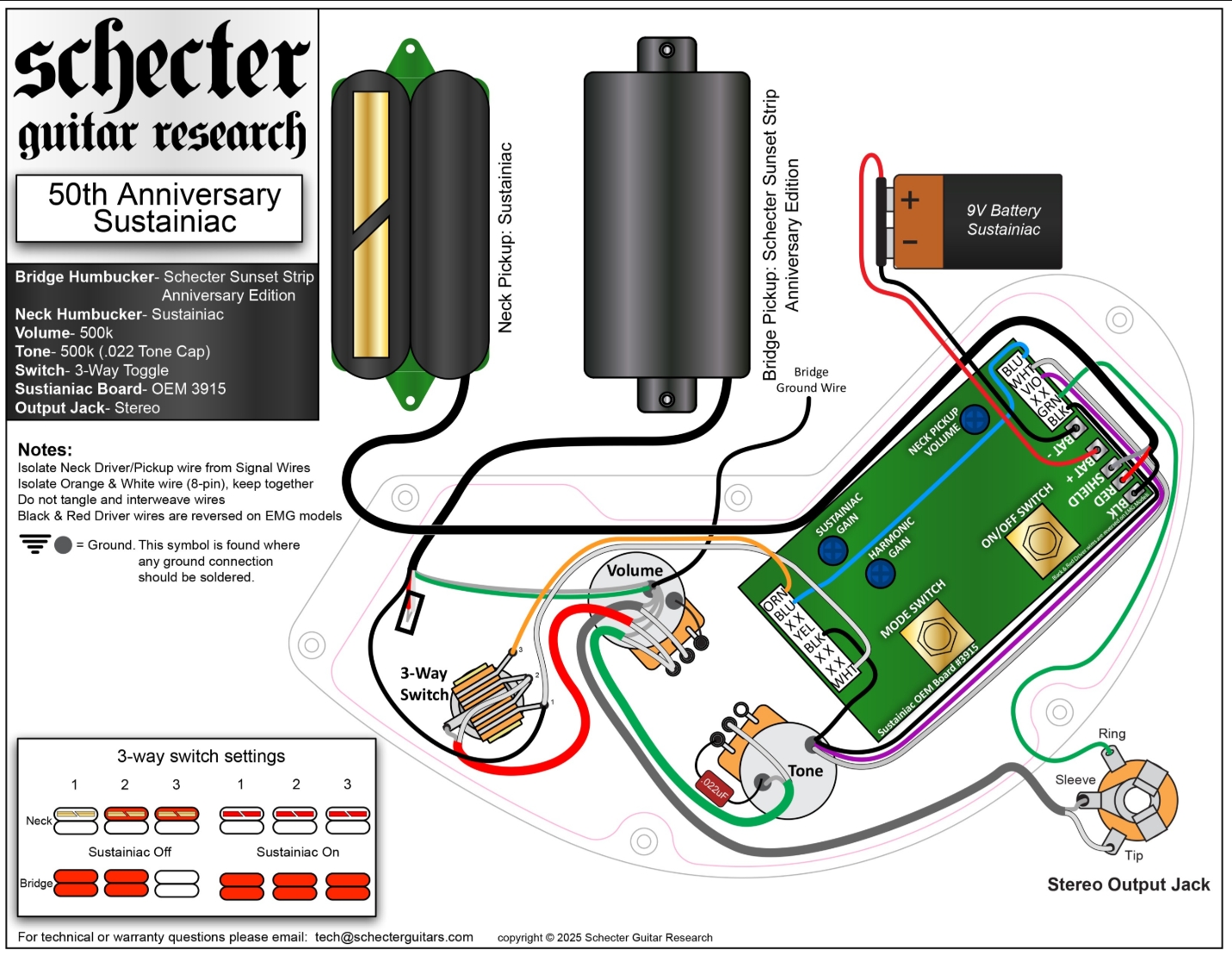 Schecter C1 Fr-s 50th Ann. Lh 2h Sustainiac Eb - 50th Gold Burst - Metal elektrische gitaar - Variation 10