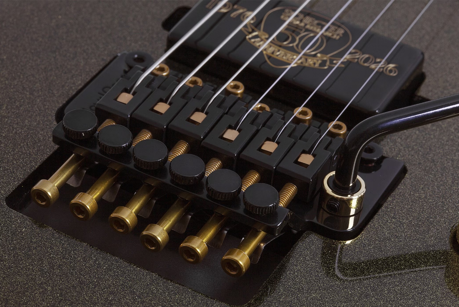 Schecter C1 Fr-s 50th Ann. Lh 2h Sustainiac Eb - 50th Gold Burst - Metal elektrische gitaar - Variation 6