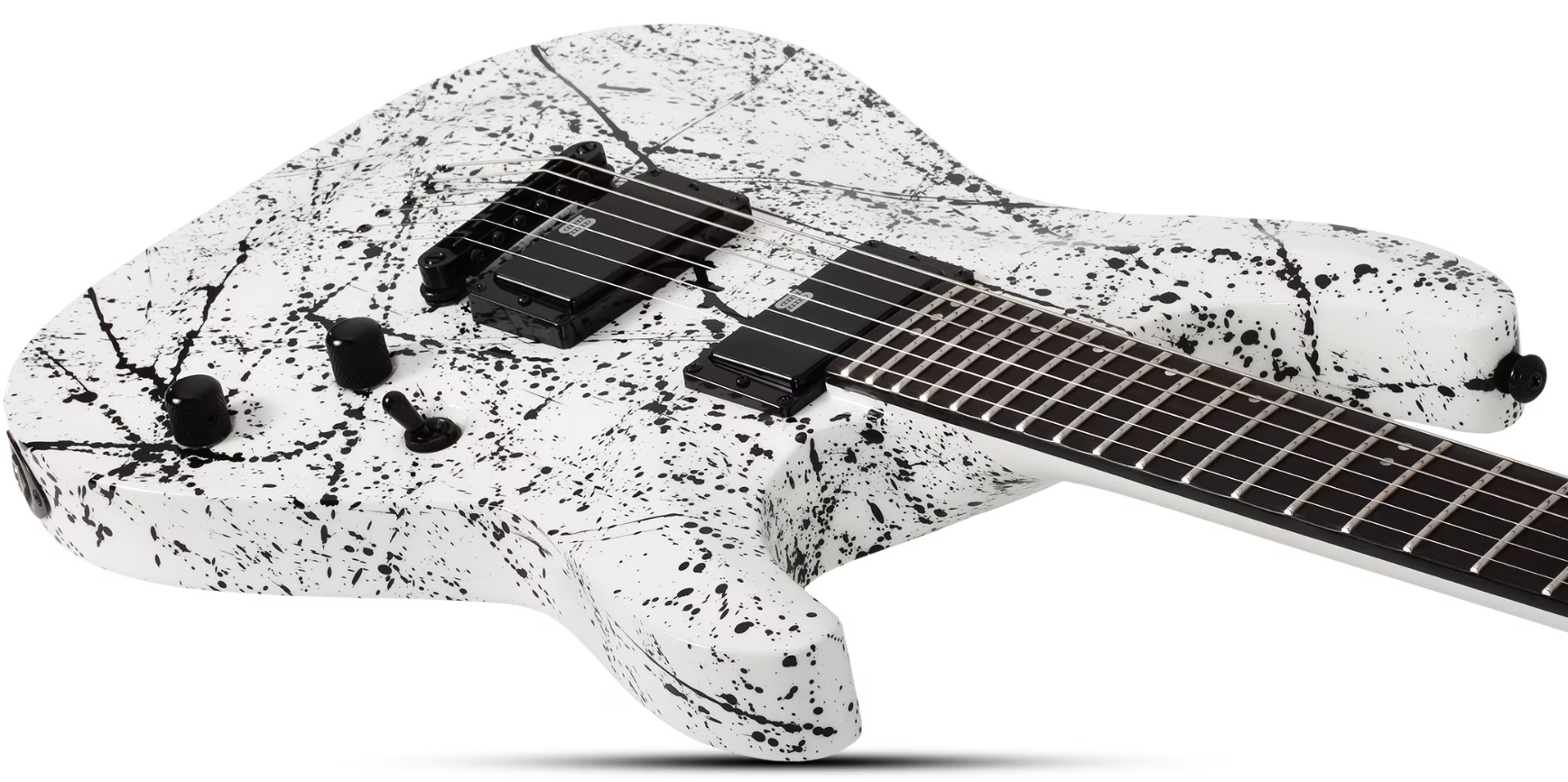 Schecter C1 Ink Bomb 2h Seymour Duncan Ht Eb - Ink Bomb - Metal elektrische gitaar - Variation 1