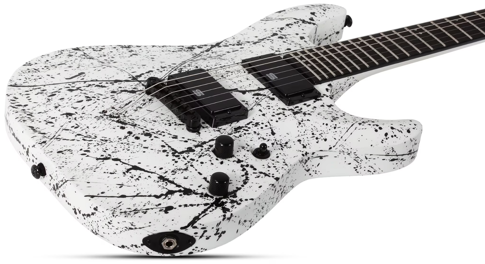 Schecter C1 Ink Bomb 2h Seymour Duncan Ht Eb - Ink Bomb - Metal elektrische gitaar - Variation 2