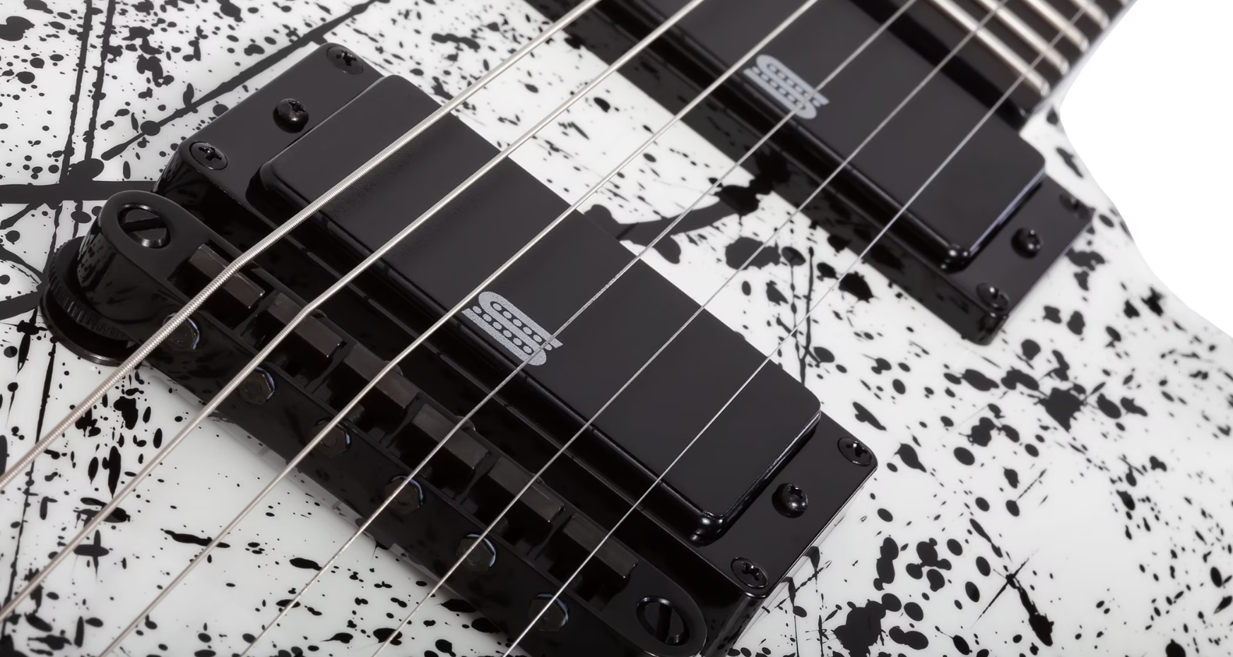 Schecter C1 Ink Bomb 2h Seymour Duncan Ht Eb - Ink Bomb - Metal elektrische gitaar - Variation 3