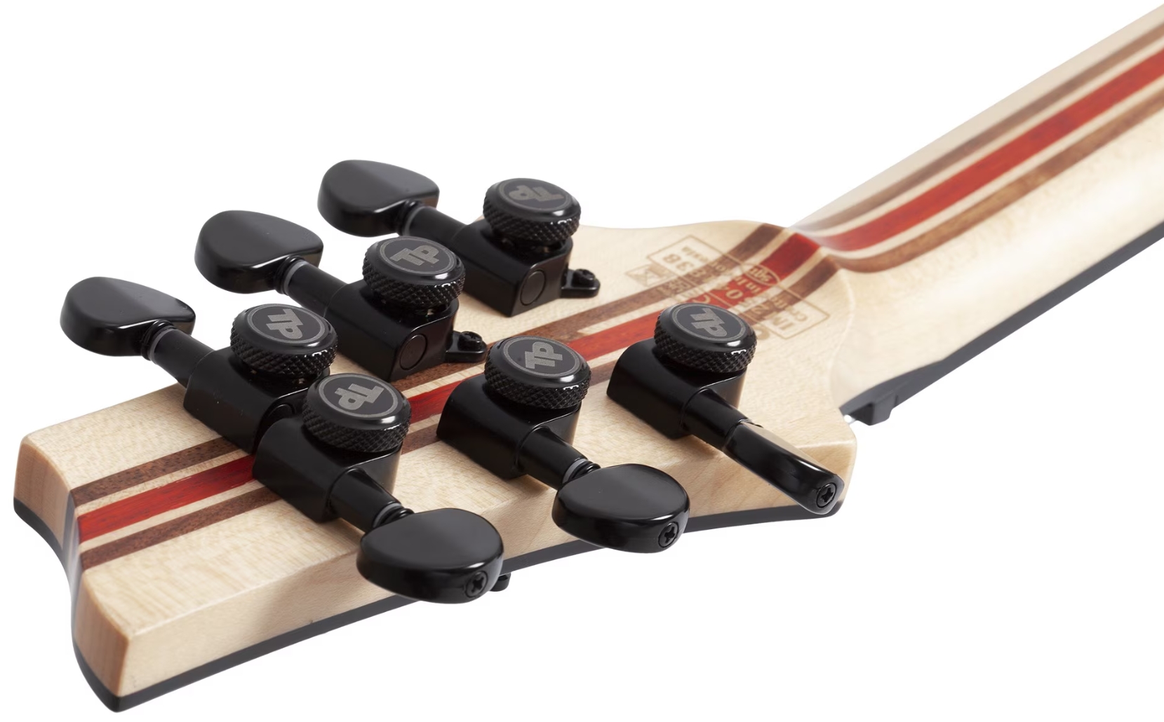 Schecter C1 Pale Moon 2h Ht Ric - Natural Satin Black Burst - Elektrische gitaar in Strat vorm - Variation 6