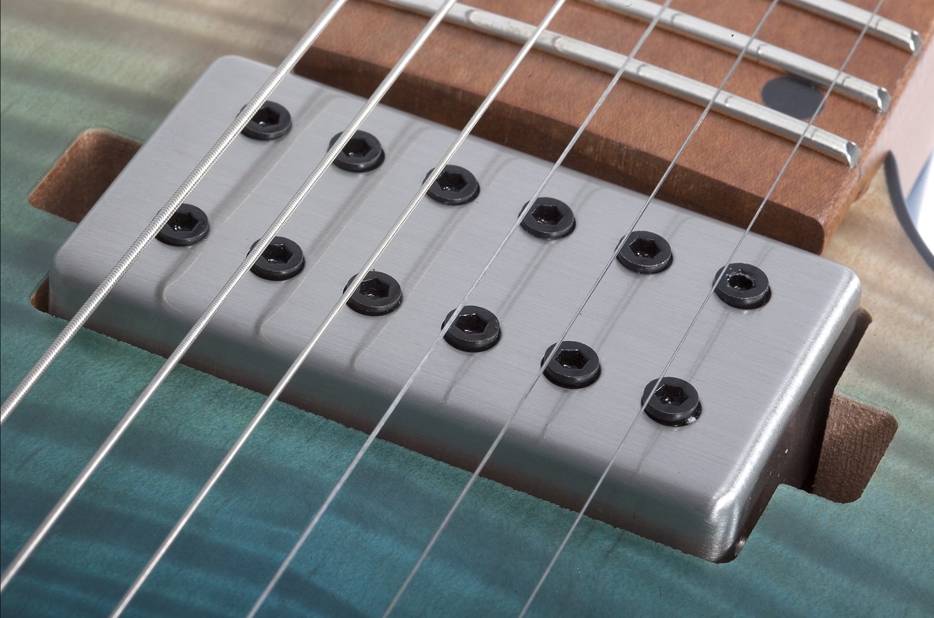 Schecter C1 Standard Plus 2h Ht Mn - Blue Fade - Elektrische gitaar in Strat vorm - Variation 4