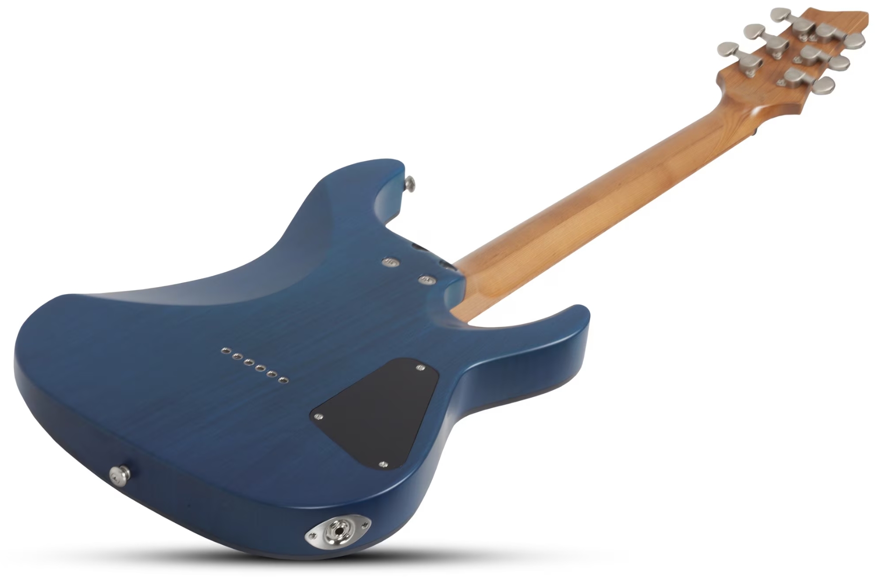 Schecter C1 Standard Plus Lh Gaucher 2h Ht Mn - Blue Fade - Elektrische gitaar in Strat vorm - Variation 4