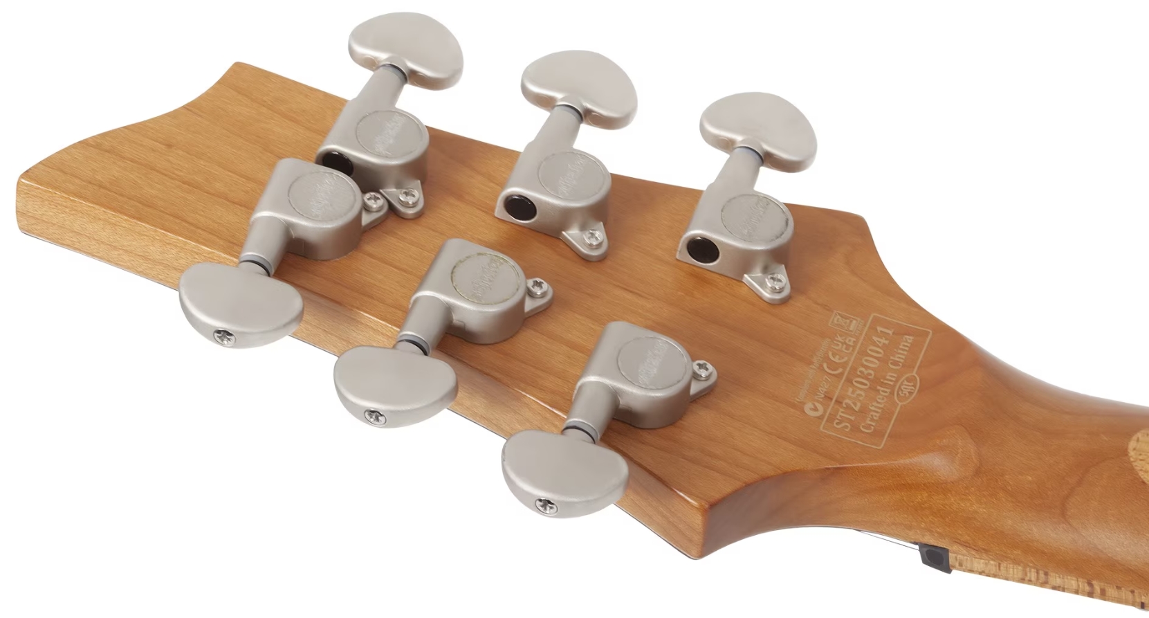 Schecter C1 Standard Plus Lh Gaucher 2h Ht Mn - Blue Fade - Elektrische gitaar in Strat vorm - Variation 5