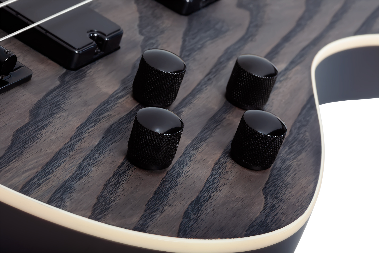 Schecter C5 Standard 5c Rw - Charcoal Satin - Solid body elektrische bas - Variation 4