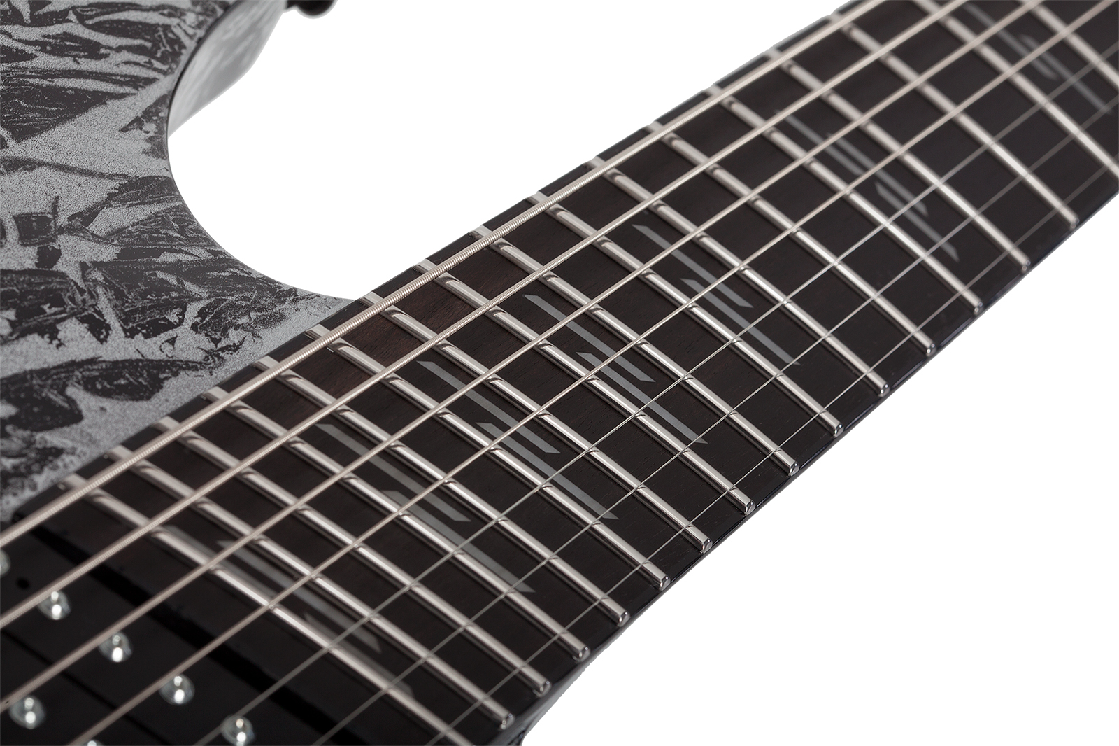Schecter C7 Multiscale 7c Baryton 2h Ht Eb - Silver Mountain - Multi-scale gitaar - Variation 7
