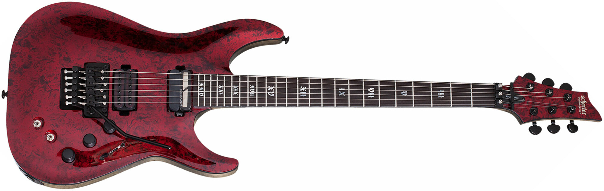 Schecter Apocalypse C-1 Fr S 2h Sustainiac - Red Reign - Guitarra eléctrica de doble corte. - Main picture