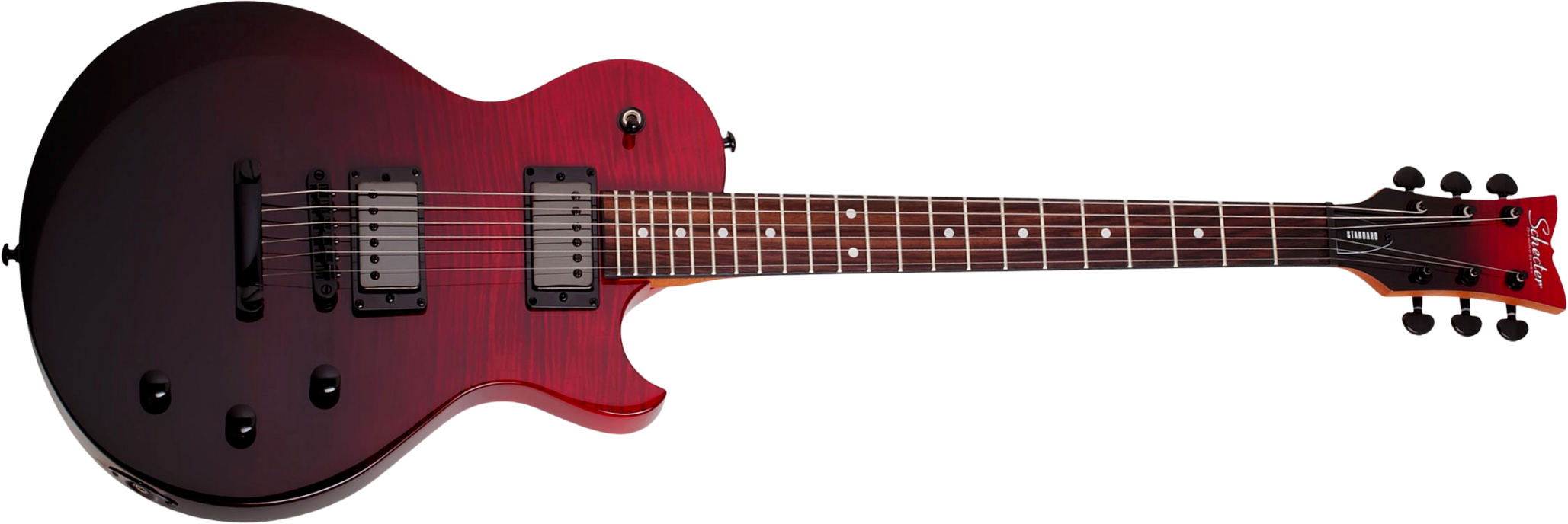 Schecter Solo-ii Standard 2h Ht Rw - Bloodburst - Single cut gitaar - Main picture