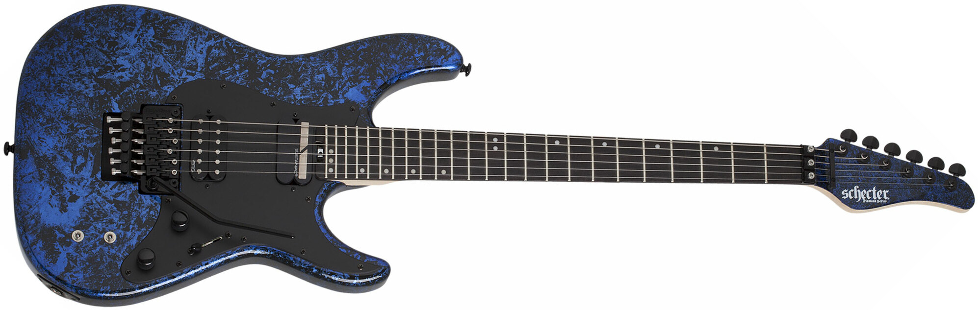 Schecter Sun Valley Super Shredder Fr S 2h Emg Sustainiac Eb - Blue Reign - Metalen elektrische gitaar - Main picture