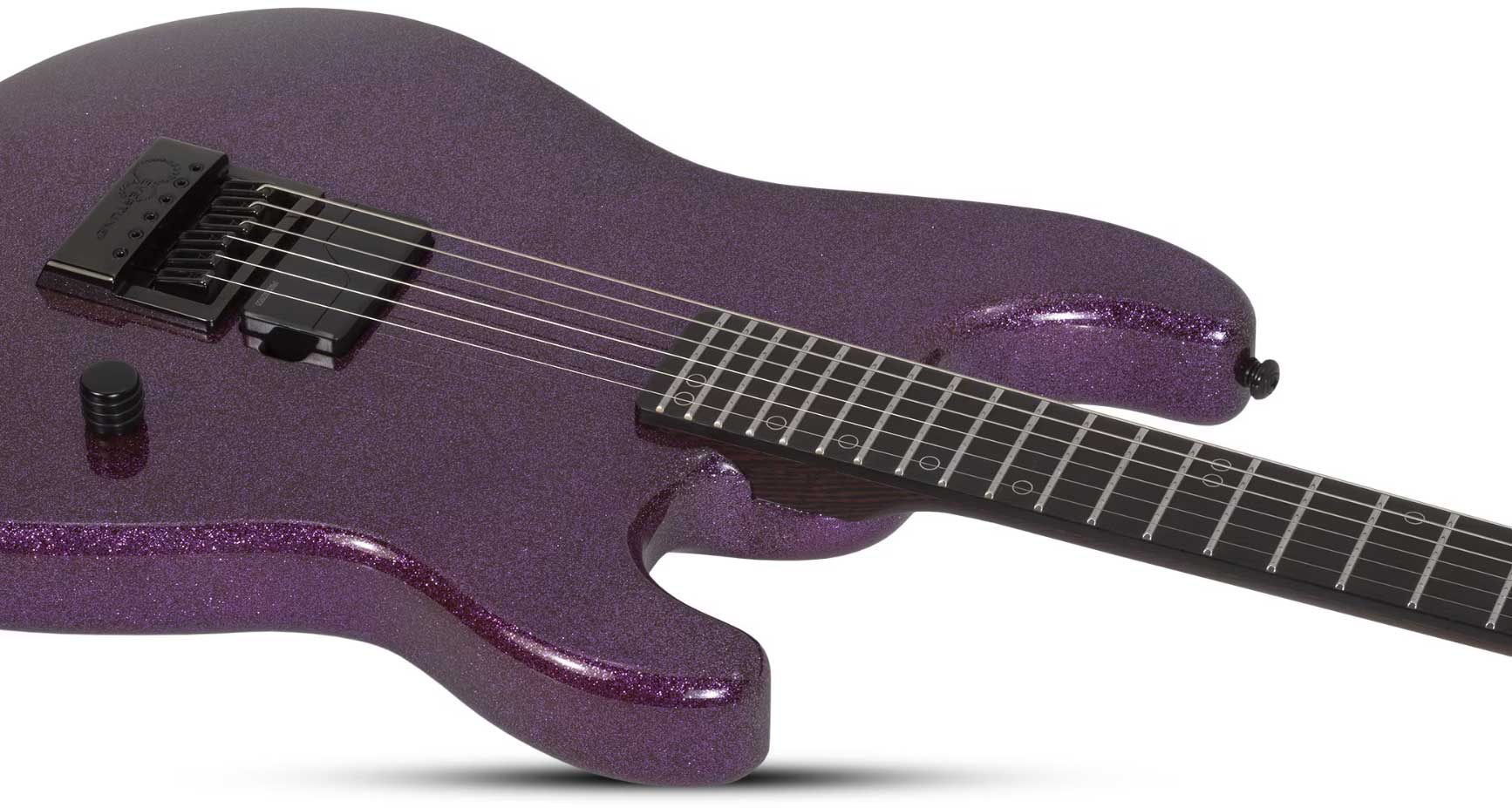 Schecter Daniel Haniss Danskimo 6 Signature 1h Fishman Fluence Ht Eb - Purple Sparkle - Elektrische gitaar in Strat vorm - Variation 2