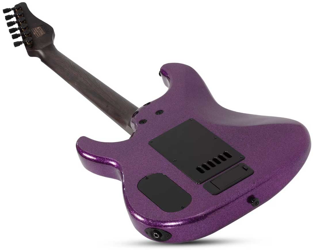 Schecter Daniel Haniss Danskimo 6 Signature 1h Fishman Fluence Ht Eb - Purple Sparkle - Elektrische gitaar in Strat vorm - Variation 3