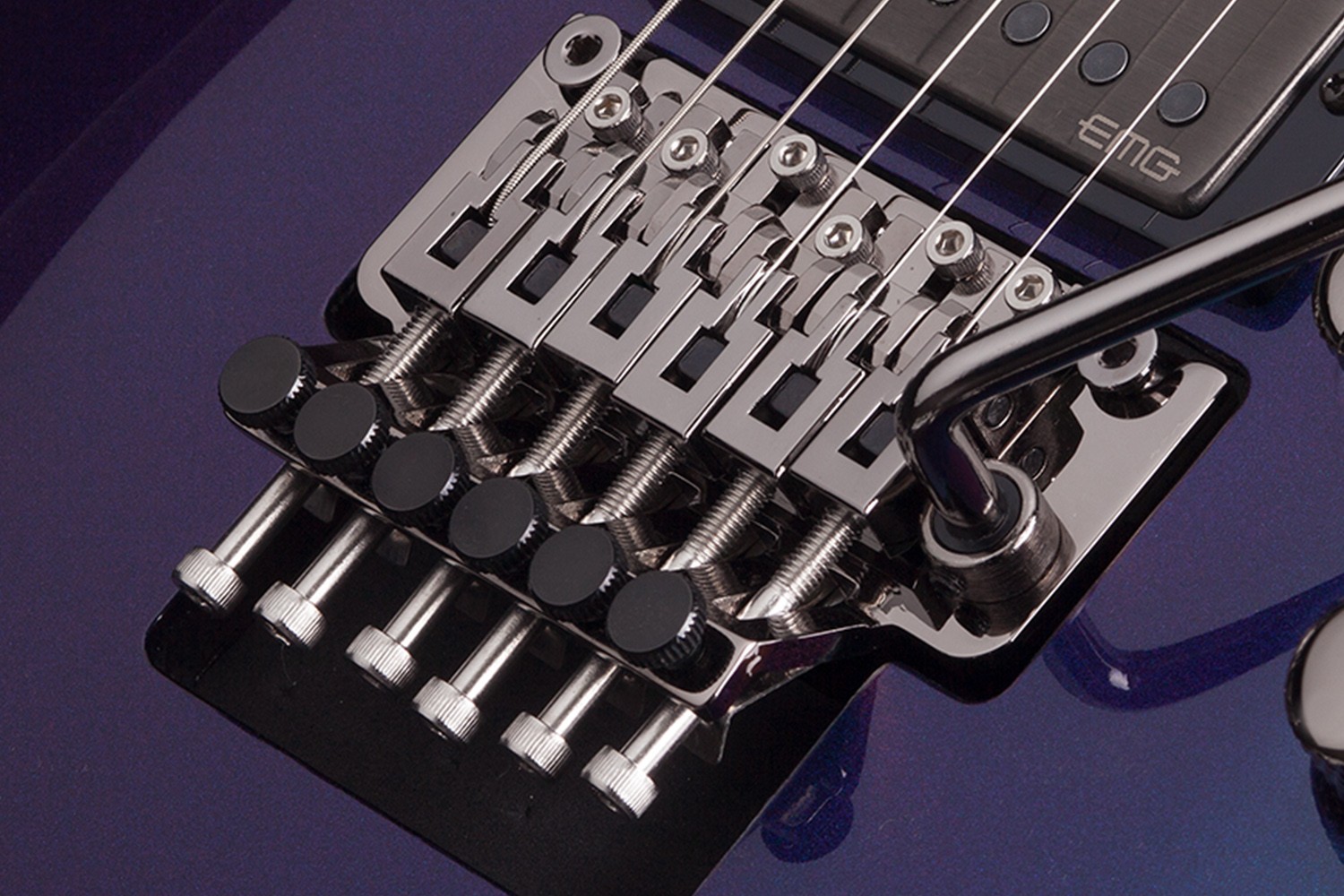Schecter Hellraiser Hybrid C-1 Frs 2h Emg Sustainiac Eb - Ultra Violet - Elektrische gitaar in Str-vorm - Variation 3