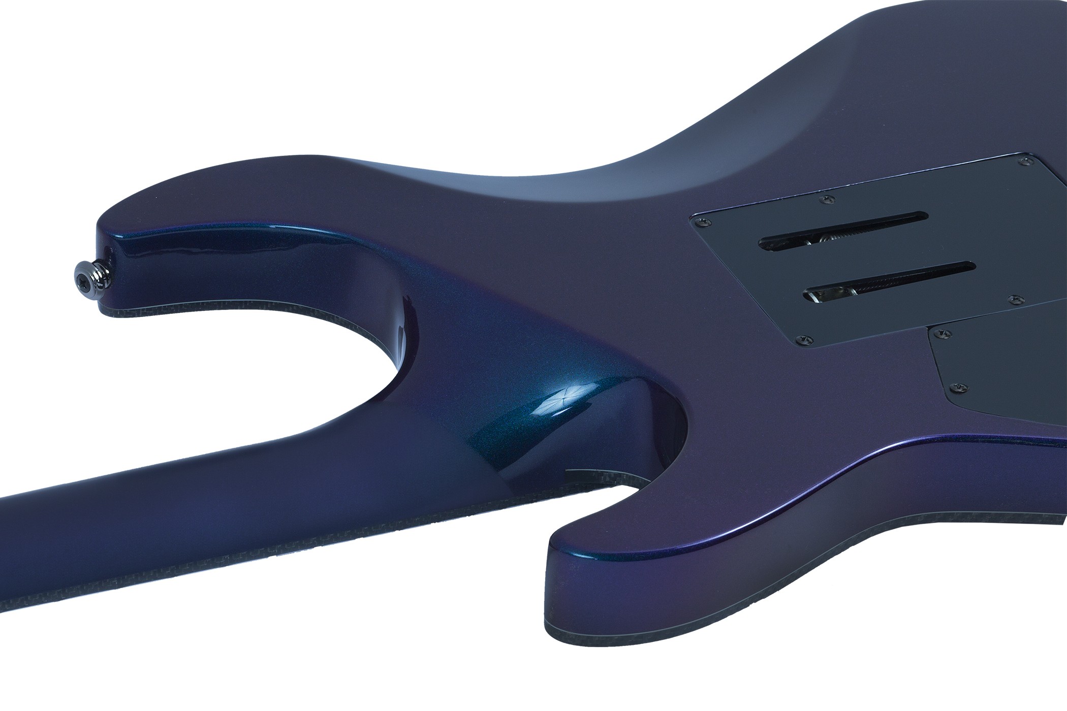 Schecter Hellraiser Hybrid C-1 Frs 2h Emg Sustainiac Eb - Ultra Violet - Elektrische gitaar in Str-vorm - Variation 4