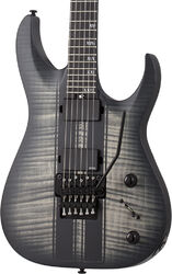 Elektrische gitaar in str-vorm Schecter Banshee GT FR - Satin charcoal burst