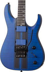 Elektrische gitaar in str-vorm Schecter Banshee GT FR - Satin trans blue