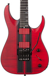 Elektrische gitaar in str-vorm Schecter Banshee GT FR - Trans red