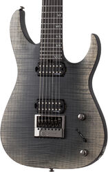 7-snarige elektrische gitaar Schecter Banshee Mach-7 Evertune - Fallout burst