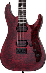 Guitarra eléctrica de doble corte. Schecter C-1 Apocalypse - Red reign