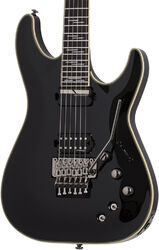 Elektrische gitaar in str-vorm Schecter C-1 FR S Blackjack - Black