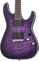 Elektrische gitaar in str-vorm Schecter C-1 Platinum - Satin purple burst