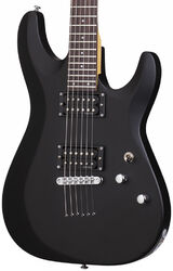 Elektrische gitaar in str-vorm Schecter C-6 Deluxe - Satin black