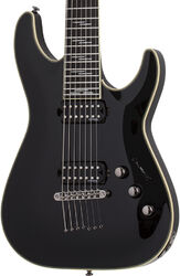 7-snarige elektrische gitaar Schecter C-7 Blackjack - Black