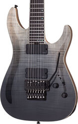 7-snarige elektrische gitaar Schecter C-7 FR SLS Elite - Black fade burst