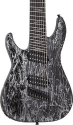 Linkshandige elektrische gitaar Schecter C-8 Multiscale Silver Mountain LH - Silver mountain