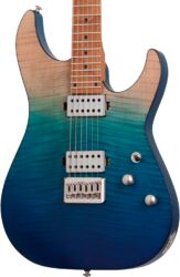 Elektrische gitaar in strat vorm Schecter C-1 Standard Plus - Blue Fade